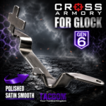 CROSS ARMORY ENHANCED Trigger BAR for GEN 6 Glock 17 - 19 - 19x - 45 - Satin Polished - Image 3