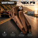 WARFINGER by RANGER PROOF / JOHNNY GLOCK COLLABORATION VEX F3 ANODIZED BRONZE ADJUSTABLE VERSION TRIGGER for GLOCK GEN 1 2 3 4 5 - 17 19 19X 20 21 22 23 24 26 27 31 32 33 34 35 37 36 38 39 43 43x 45 48 - Image 2