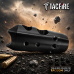 TACFIRE A.C.E. ADJUSTABLE MUZZLE BRAKE in NITRIDE BLACK STEEL Comp .223 5.56 1x28 TPI Thread - FOR AR15 AND OTHERS - Image 4