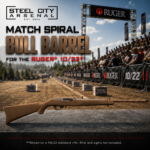 Steel City Arsenal MATCH Spiral Fluted BULL Barrel for the 10/22 - Threaded - BURNT BRONZE - Image 3