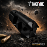 TACFIRE A.C.E. ADJUSTABLE MUZZLE BRAKE in NITRIDE BLACK STEEL Comp .223 5.56 1x28 TPI Thread - FOR AR15 AND OTHERS - Image 2