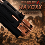 AGGRESSIVE ARMS HAVOXX 7 PORT COMPENSATOR FOR SIG P365 COPPER - RECOIL REDUCTION - 1/2X28 TPI - Image 2