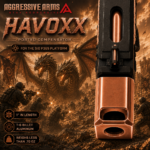 AGGRESSIVE ARMS HAVOXX 7 PORT COMPENSATOR FOR SIG P365 COPPER - RECOIL REDUCTION - 1/2X28 TPI - Image 3