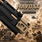 AGGRESSIVE ARMS HAVOXX 7 PORT COMPENSATOR FOR SIG P365 FDE TAN - RECOIL REDUCTION - 1/2X28 TPI - Image 3