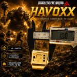 AGGRESSIVE ARMS HAVOXX 7 PORT COMPENSATOR FOR SIG P365 GOLD - RECOIL REDUCTION - 1/2X28 TPI - Image 7