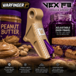 WARFINGER by RANGER PROOF / JOHNNY GLOCK COLLABORATION VEX F3 PEANUT BUTTER & GRAPE JELLY ( TAN & PURPLE ) ADJUSTABLE VERSION TRIGGER for GLOCK GEN 1 2 3 4 5 - 17 19 19X 20 21 22 23 24 26 27 31 32 33 34 35 37 36 38 39 43 43x 45 48 PB&J