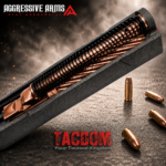 AGGRESSIVE ARMS GUIDE ROD Assembly for GLOCK 17 Gen 3 -17LB Spring - SHINY COPPER PLATING over Stainless Steel - Image 3