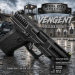 STEEL CITY ARSENAL VENGENT - FLUTED - GRAPHITE BLACK with CUSTOM POLISHED EDGES - SLIDE - MATCHING TRIGGER  & RMR COVER PLATE FOR GLOCK 19 GEN 3 - Image 2