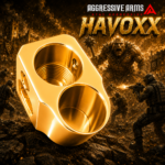 AGGRESSIVE ARMS HAVOXX 7 PORT COMPENSATOR FOR SIG P365 GOLD - RECOIL REDUCTION - 1/2X28 TPI - Image 6