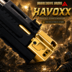 AGGRESSIVE ARMS HAVOXX 7 PORT COMPENSATOR FOR SIG P365 GOLD - RECOIL REDUCTION - 1/2X28 TPI - Image 5