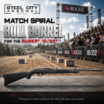 Steel City Arsenal MATCH Spiral Fluted BULL Barrel for the 10/22 - Threaded - GRAPHITE BLACK - Image 3