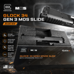 GLOCK OEM FACTORY NEW IN THE BOX - 34 - GEN 3 - MOS OPTIC READY SLIDE - WITH ALL FACTORY PARTS AND SIGHT INSTALLED - Image 3