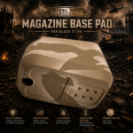 STEEL CITY ARSENAL LIMITED EDITION +5/+6 ROUND MAGAZINE EXTENSION IN SHADOW TAN CAMO BASE PAD FOR GLOCK 17 34 - Image 3