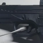 NVOKE For GLOCK 17 19 20 21 26 27 30 34 45 GEN 1-5 EXTENDED "V-CUT" PATTERN SLIDE LOCK TAKE DOWN - 316 STAINLESS - BLACK NITRIDE - Image 5