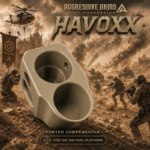 AGGRESSIVE ARMS HAVOXX 7 PORT COMPENSATOR FOR SIG P365 FDE TAN - RECOIL REDUCTION - 1/2X28 TPI - Image 6