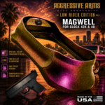 AGGRESSIVE ARMS & STEEL CITY ARSENAL "LOW RIDER EDITION" COLOR CHANGING for GLOCK GEN 5 43X - 48  ENHANCED MAGWELL – FITS OEM GLOCK FACTORY FRAMES