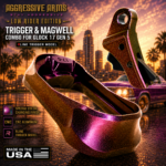 AGGRESSIVE ARMS & STEEL CITY ARSENAL "LOW RIDER EDITION" COLOR CHANGING for GLOCK GEN 5 - 17 - 34 - 45 ENHANCED MAGWELL & TRIGGER – FITS OEM GLOCK FACTORY FRAMES