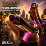AGGRESSIVE ARMS & STEEL CITY ARSENAL "LOW RIDER EDITION" COLOR CHANGING for GLOCK GEN 5 - 19 - 23 - 44 ENHANCED MAGWELL & TRIGGER – FITS OEM GLOCK FACTORY FRAMES