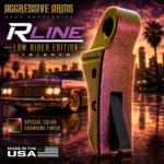 AGGRESSIVE ARMS R-LINE "LOW RIDER" COLOR CHANGING EDITION for GLOCK GEN 1 2 3 4 5 6 "CNC BILLET ALUMINUM" - BLACK HARD NITRIDE SAFETY - FLAT FACE - Image 2