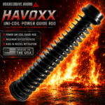 AGGRESSIVE ARMS HAVOXX 7 PORT COMPENSATOR SYSTEM FOR GLOCK 43X BLACK - RECOIL REDUCTION - 1/2X28 TPI - POWER UNI-COIL GUIDE ROD INCLUDED - Image 3