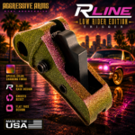 AGGRESSIVE ARMS R-LINE "LOW RIDER" COLOR CHANGING EDITION for GLOCK GEN 1 2 3 4 5 6 "CNC BILLET ALUMINUM" - BLACK HARD NITRIDE SAFETY - FLAT FACE - Image 5