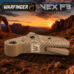 WARFINGER by RANGER PROOF / JOHNNY GLOCK COLLABORATION VEX F3 FDE TAN TOPOGRAPHY "ADJUSTABLE VERSION" TRIGGER for GLOCK GEN 1 2 3 4 5 6 - 17 19 19X 20 21 22 23 24 26 27 31 32 33 34 35 37 36 38 39 43 43x 45 48 - Image 3