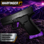 WARFINGER by Ranger Proof for GLOCK 43x - 48 PURPLE TOPOGRAPHY BILLET ALUMINUM MAGWELL – FITS GEN 5 OEM FACTORY FRAMES - Image 2