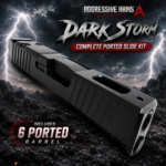 AGGRESSIVE ARMS DARK STORM PORTED SLIDE AND HEXA-PORT BARREL COMPLETE WITH PARTS INSTALLED FOR GLOCK 43 / 43X - Image 5