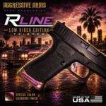 AGGRESSIVE ARMS R-LINE "LOW RIDER" COLOR CHANGING EDITION for GLOCK GEN 1 2 3 4 5 6 "CNC BILLET ALUMINUM" - BLACK HARD NITRIDE SAFETY - FLAT FACE - Image 7