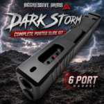 AGGRESSIVE ARMS DARK STORM PORTED SLIDE AND HEXA-PORT BARREL COMPLETE WITH PARTS INSTALLED FOR GLOCK 43 / 43X - Image 2