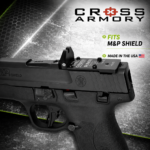 CROSS ARMORY DOVE MOUNT SYSTEM for S&W M&P SHIELD RMR Slide Sight Adapter with NIGHT FISION Front FIBER OPTIC SIGHT + COMES WITH INSTALL TOOLS - Image 3