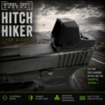 STEEL CITY ARSENAL HITCH HIKER DOVE MOUNT SYSTEM for Glock RMSc Slide Sight Adapter with Front TARAN TACTICAL SUPPRESSOR HEIGHT FIBER OPTIC READY SIGHT + SLIM FLAT OPTIC SCREWS - WORKS WITH SWAMPFOX SENTINEL 2 - ** FITS TAURUS TX-22 - Image 5