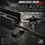 AGGRESSIVE ARMS Extractor Depressor Rod Kit Gen 1-4 GLOCK STEALTH BLACK /  STAINLESS STEEL - Image 2
