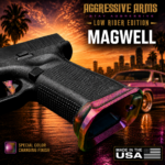 AGGRESSIVE ARMS & STEEL CITY ARSENAL "LOW RIDER EDITION" COLOR CHANGING for GLOCK 19-23-44 GEN 5 ENHANCED MAGWELL – FITS OEM GLOCK FACTORY FRAMES - Image 2