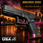 AGGRESSIVE ARMS & STEEL CITY ARSENAL "LOW RIDER EDITION" COLOR CHANGING for GLOCK 19-23-44 GEN 5 ENHANCED MAGWELL – FITS OEM GLOCK FACTORY FRAMES - Image 4