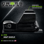 CROSS ARMORY DOVE MOUNT SYSTEM for S&W M&P SHIELD RMSC Slide Sight Adapter with NIGHT FISION Front FIBER OPTIC SIGHT + COMES WITH INSTALL TOOLS - Image 4