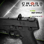 CROSS ARMORY DOVE MOUNT SYSTEM for S&W M&P SHIELD RMSC Slide Sight Adapter with NIGHT FISION Front FIBER OPTIC SIGHT + COMES WITH INSTALL TOOLS - Image 2