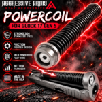 AGGRESSIVE ARMS The POWERCOIL STAINLESS STEEL GUIDE ROD SPRING ASSEMBLY SYSTEM For GLOCK 17 GEN 5
