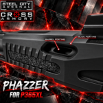STEEL CITY ARSENAL LIMITED EDITION PHAZZER Ported GRAPHITE BLACK Slide & Barrel Combo for SIG P365XL + CROSS ARMORY Shadow Red Dot OPTIC INCLUDED - Image 2