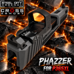 STEEL CITY ARSENAL LIMITED EDITION PHAZZER Ported SIG DARK GREY Slide & Barrel Combo for SIG P365XL + CROSS ARMORY Shadow Red Dot OPTIC INCLUDED - Image 5