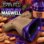 STEEL CITY ARSENAL GLOCK GEN 5 43X - 48  ENHANCED "TACDOM EXCLUSIVE" FX PURPLE GRAPE JELLY MAGWELL – FITS OEM GLOCK FACTORY FRAMES - Image 2