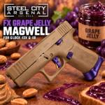 STEEL CITY ARSENAL GLOCK GEN 5 43X - 48  ENHANCED "TACDOM EXCLUSIVE" FX PURPLE GRAPE JELLY MAGWELL – FITS OEM GLOCK FACTORY FRAMES - Image 3