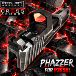STEEL CITY ARSENAL LIMITED EDITION PHAZZER Ported Battleworn Grey Slide & Barrel Combo for SIG P365XL + CROSS ARMORY Shadow Red Dot OPTIC INCLUDED - Image 4
