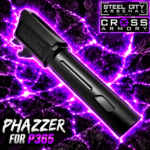 STEEL CITY ARSENAL LIMITED EDITION PHAZZER Ported Battleworn Grey Slide & Barrel Combo for SIG P365 + CROSS ARMORY Shadow Red Dot OPTIC INCLUDED - Image 6