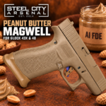 STEEL CITY ARSENAL GLOCK GEN 5 43X - 48  ENHANCED "TACDOM EXCLUSIVE" PEANUT BUTTER AI FDE TAN MAGWELL – FITS OEM GLOCK FACTORY FRAMES - Image 5