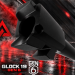 AGGRESSIVE ARMS B.I.F (Business in Front) Ported Compensated Barrel for NEW GLOCK 19 & 45 GEN 6 - BLACK - Image 3