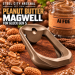 STEEL CITY ARSENAL GLOCK 17 - 22 - 34 - 45 GEN 5 ENHANCED "TACDOM EXCLUSIVE" AI FDE PEANUT BUTTER MAGWELL – FITS OEM GLOCK FACTORY FRAMES - Image 5