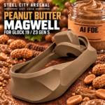 AGGRESSIVE ARMS / STEEL CITY R-LINE for GLOCK GEN 5 - 19 - 23 CNC BILLET ALUMINUM TRIGGER AND MAGWELL - PEANUT BUTTER JELLY THEME - AI FDE - FX PURPLE SAFETY - Image 3