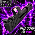 STEEL CITY ARSENAL LIMITED EDITION PHAZZER Ported Graphite Black Slide & Barrel Combo for SIG P365 + CROSS ARMORY Shadow Red Dot OPTIC INCLUDED - Image 5