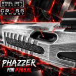 STEEL CITY ARSENAL LIMITED EDITION PHAZZER Ported Battleworn Grey Slide & Barrel Combo for SIG P365XL + CROSS ARMORY Shadow Red Dot OPTIC INCLUDED - Image 2